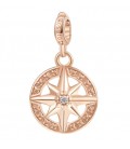 ROSATO charm in the shape of a wind rose. RZ016.