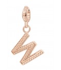 ROSATO charm. Letter W. RZ101.