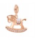 ROSATO charm. Small rocking horse. RZ026.