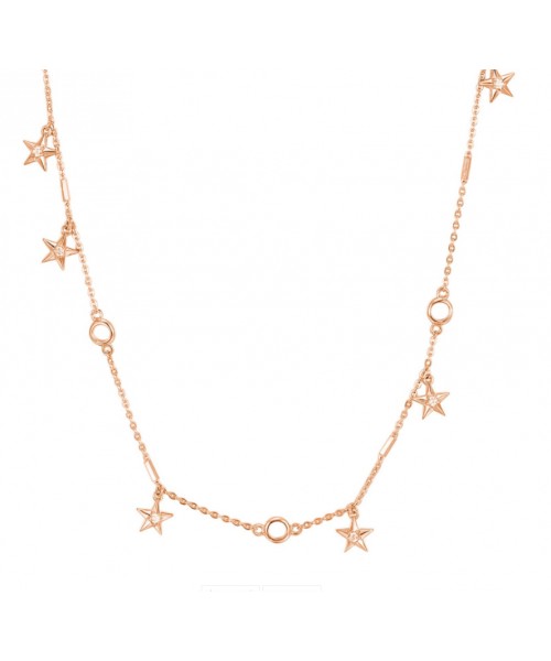 ROSATO necklace / chain with stars. RZC030.