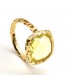 Yellow Quartz Ring