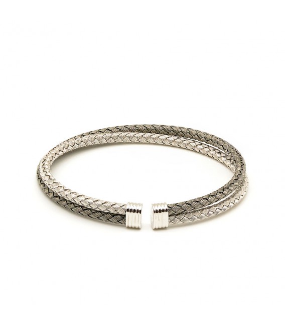 Silver bangle